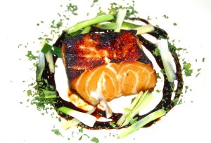 Soy & Miso Glazed Seabass