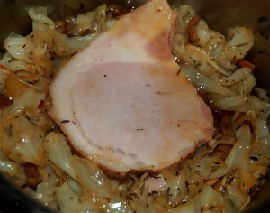 Smoked Pork Chop & Spicy Cabbage.1